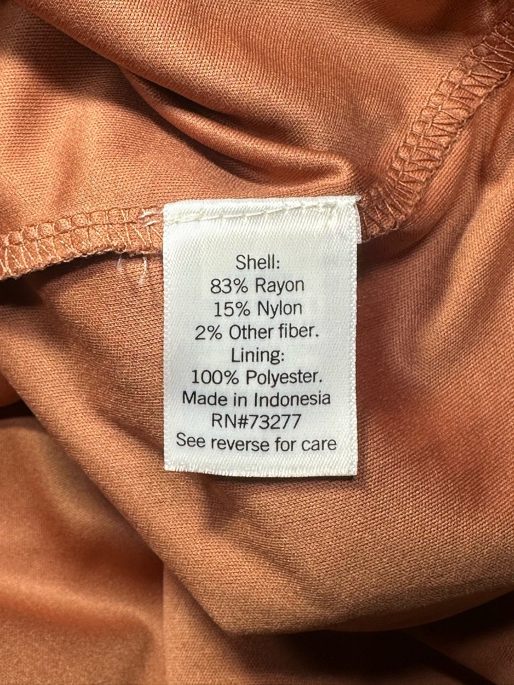 Nine West One-Shoulder Rust Bow Detail Women's summer shirt M #classic #chic - Picture 7 of 7